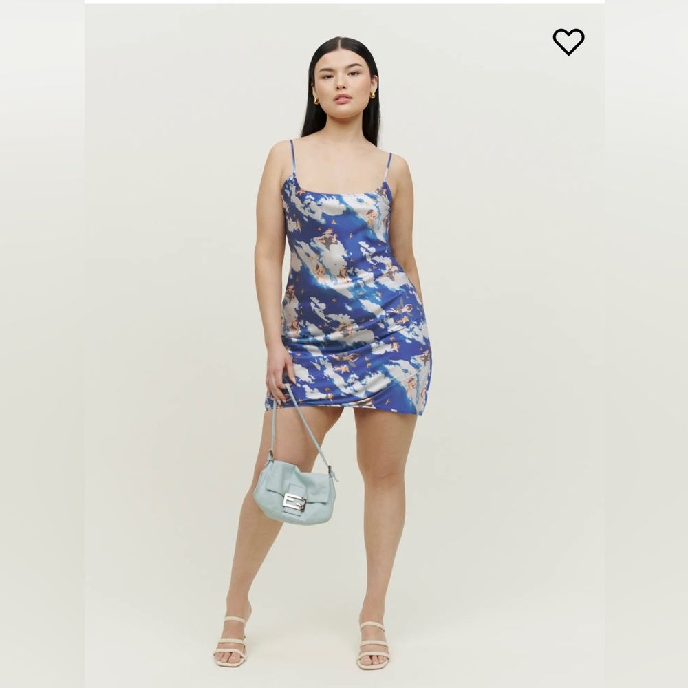 Reformation Rhea Silk Dress
